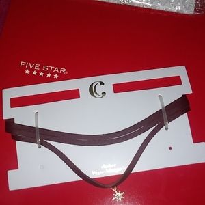 🍷🌟Dark Choker with Rhinestones 🌟